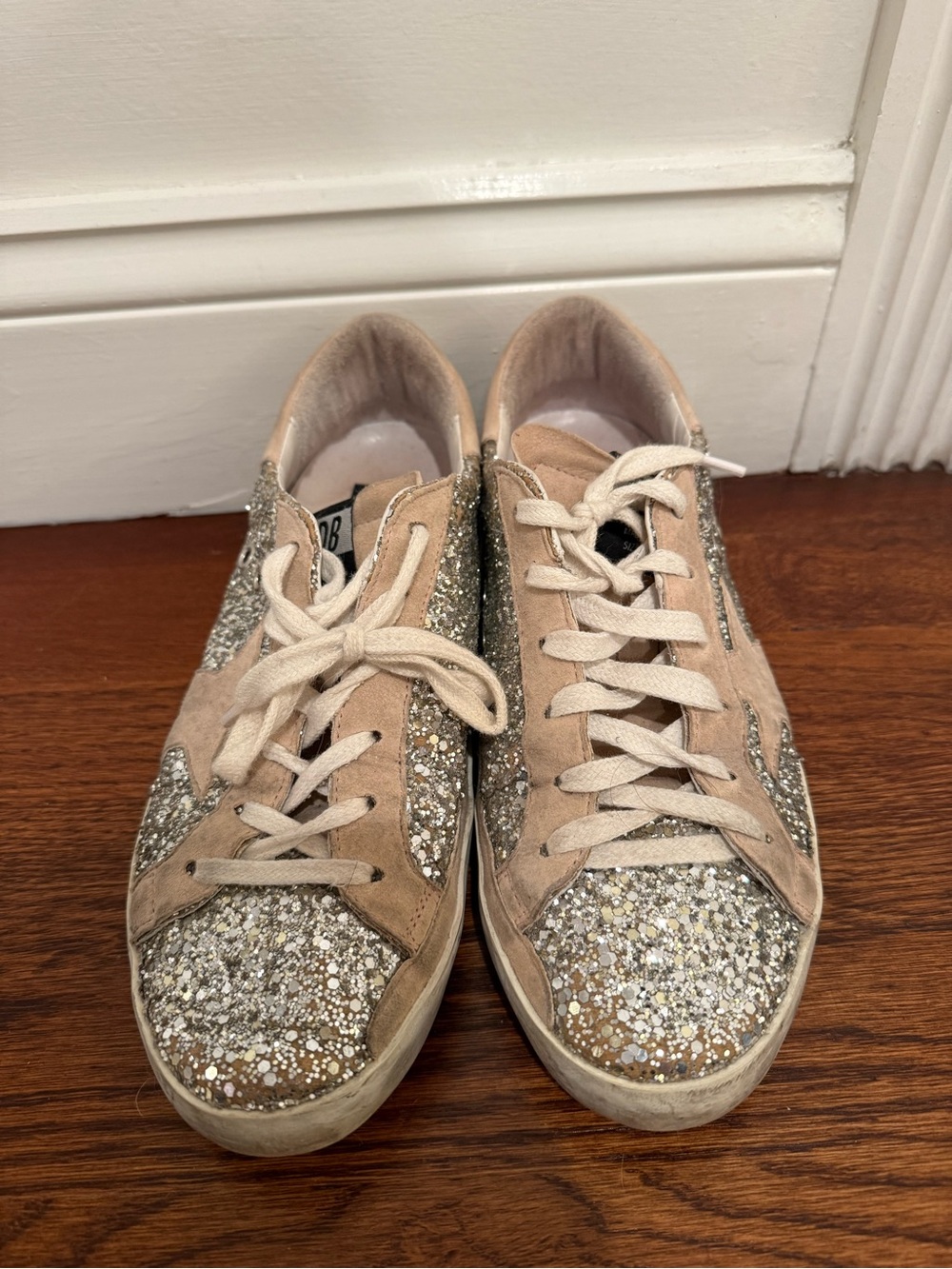 Golden Goose Glitter Low-Top Sneakers